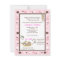 Monkey Business 4x5 Pink Dot Baby Shower Invite