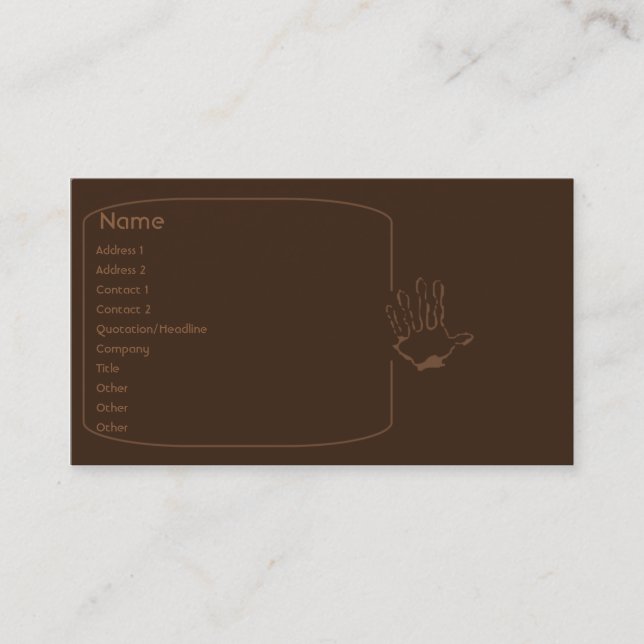 Monkey - Business Business Card (Front)