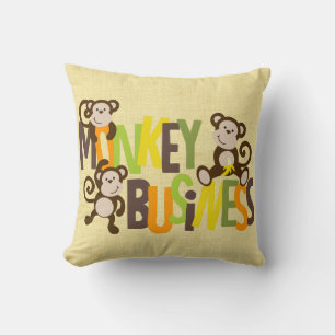 Monkey Business Cushion