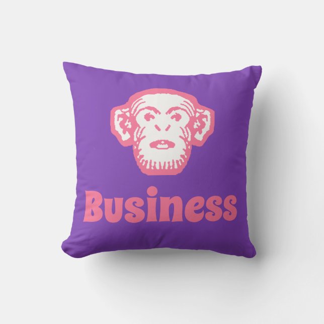 Monkey Business Cushion (Front)