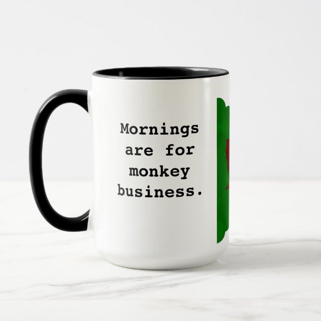 Monkey Business Mug (Left)