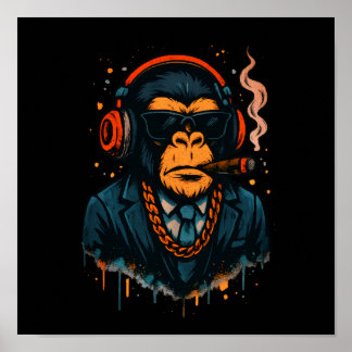 Monkey Business - The Boss of Monkey Classic Poster