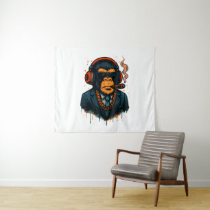 Monkey Business - The Boss of Monkey Classic Tapestry