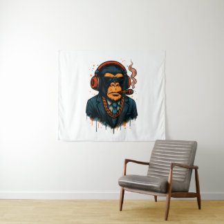 Monkey Business - The Boss of Monkey Classic Tapestry