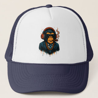 Monkey Business - The Boss of Monkey Trucker Hat