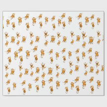 Monkey Business Wrapping Paper