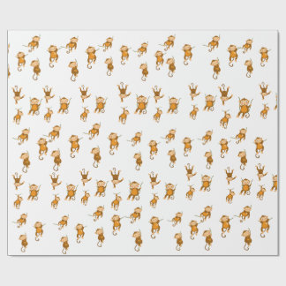 Monkey Business Wrapping Paper