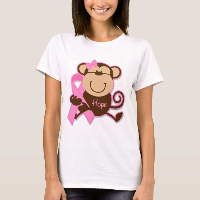 Monkey Cancer Hope T-Shirt (Front)
