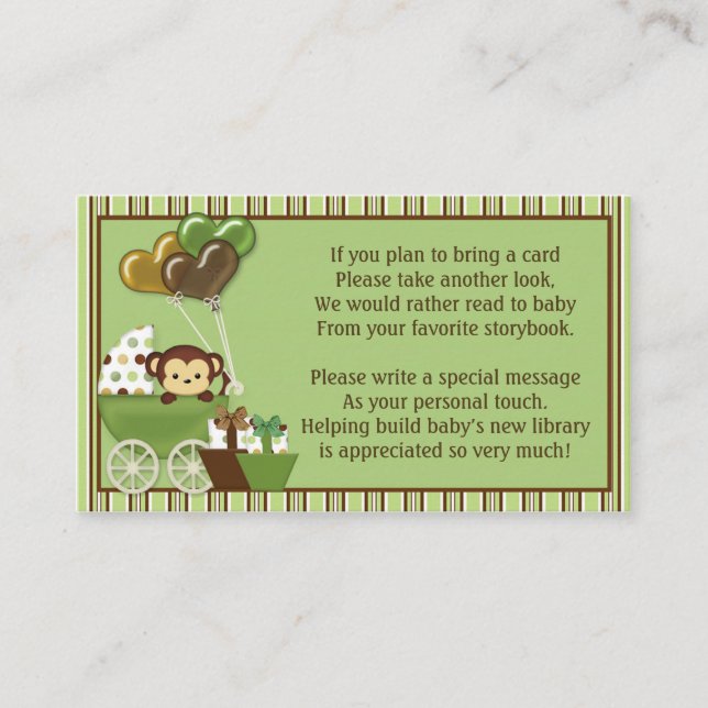 Monkey Carriage v1 Book Requests Instead of a Card (Front)