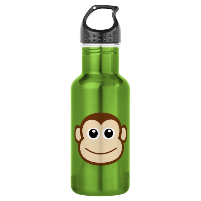 Monkey Cartoon 532 Ml Water Bottle (Front)