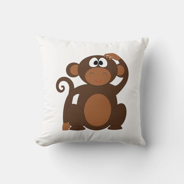 Monkey cartoon cushion (Front)