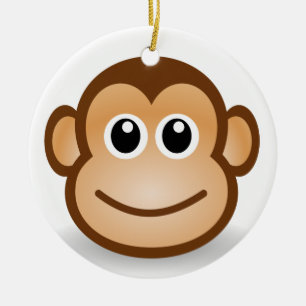 Monkey Ceramic Ornament