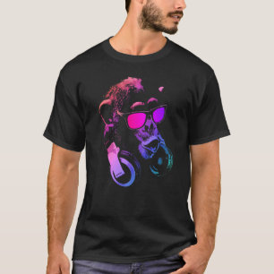Monkey Chimp With Sunglasses And Headphones 1 T-Shirt