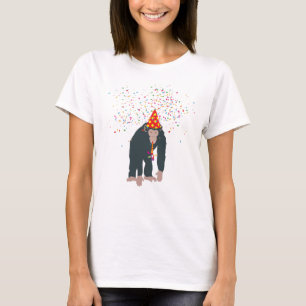 Monkey Chimpanzee Partying Animals Having a Party T-Shirt