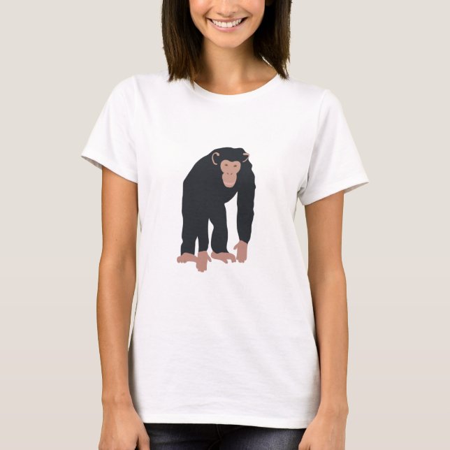 Monkey Chimpanzee T-Shirt (Front)