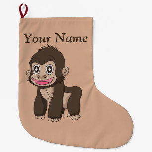 Monkey Christmas Stocking