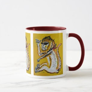 Monkey Circus Art Mug