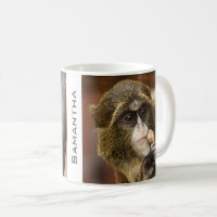 Monkey Climbing Tree Photo Personalised