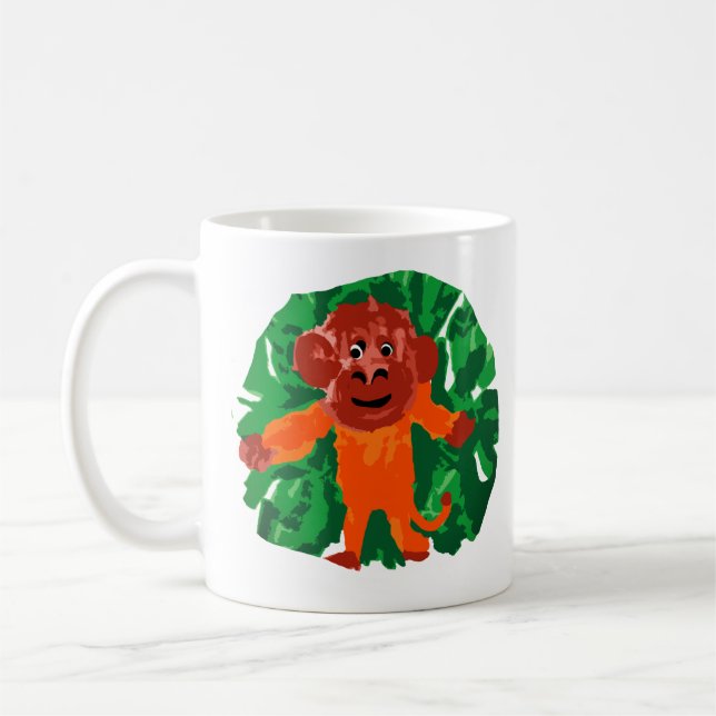 Monkey Coffee Mug (Left)