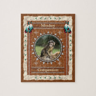 Monkey Compassion Energy Jigsaw Puzzle