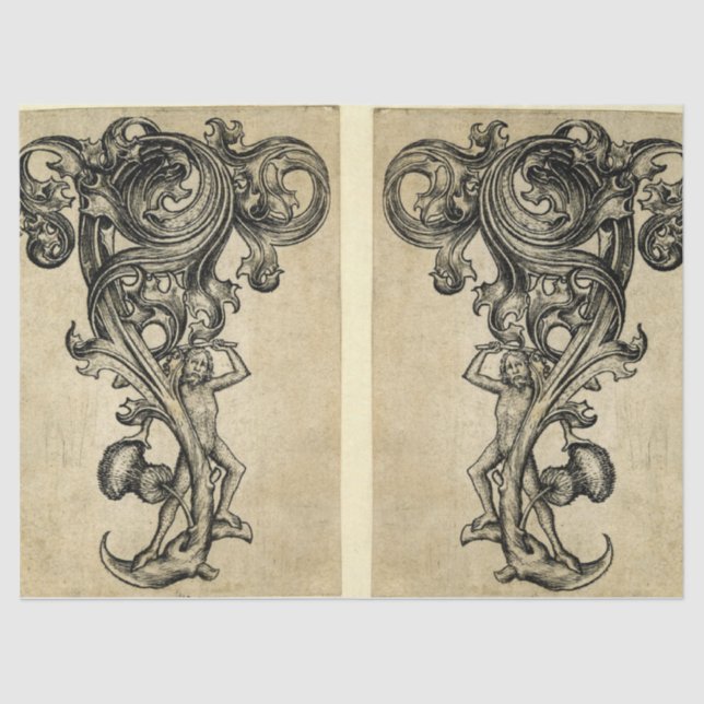 Monkey Corbel Junk Journal Element Sheet (Front)