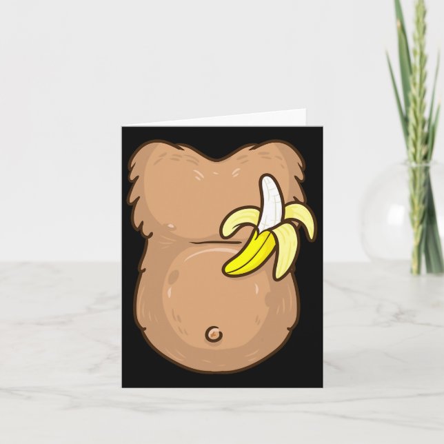 Monkey Costume For Kids Monkey Halloween Costume  Card (Front)