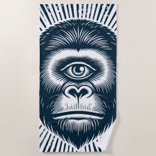 Monkey Cult Beach Towel