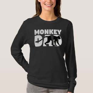 Monkey Dad Monkey  For Men  Monkey  For Girls T-Shirt