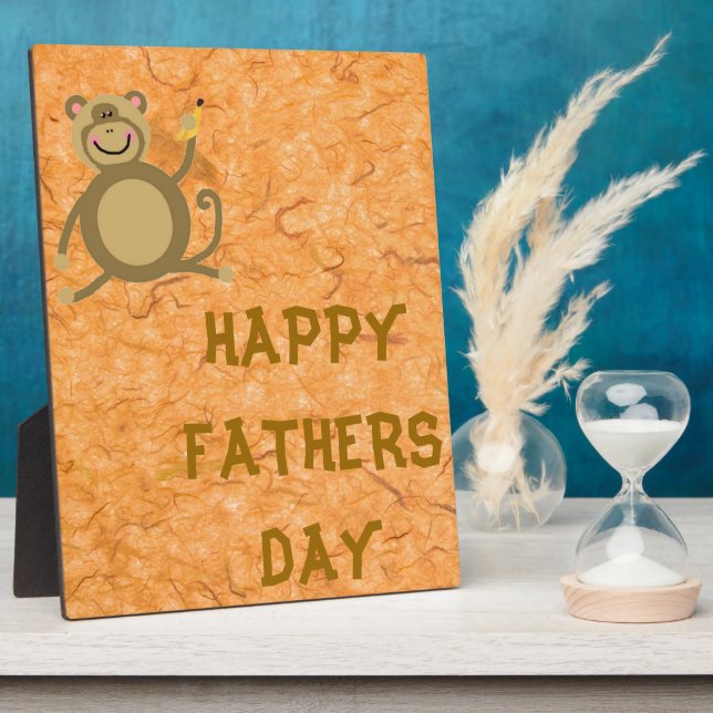Monkey Dad Plaque (Side)