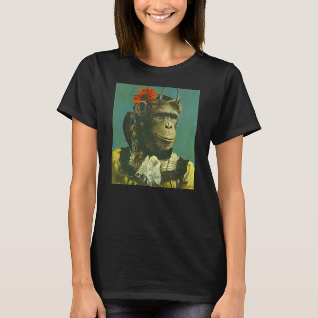 Monkey Demon Ladies T-Shirt (Front)