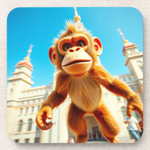Monkey Design Coaster