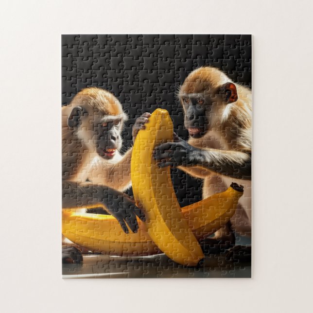 Monkey Design Jigsaw Puzzle (Vertical)
