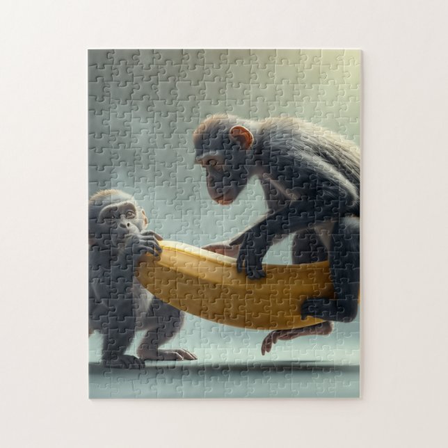 Monkey Design Jigsaw Puzzle (Vertical)