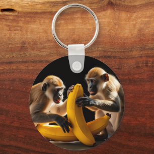 Monkey Design Key Ring