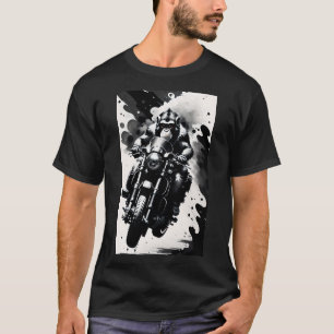 Monkey driving motorcycle T-Shirt