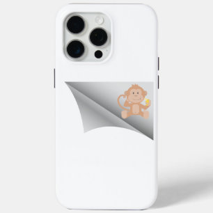 monkey eat banana under the patch iPhone 15 pro max case
