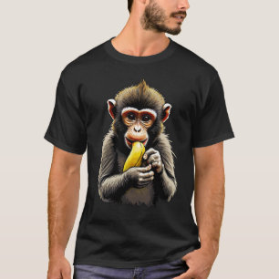 Monkey eating banana T-Shirt