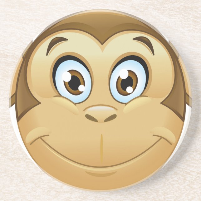 monkey emoji coaster (Front)