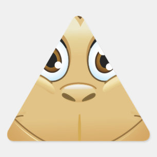 monkey emoji triangle sticker