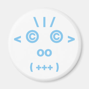 Monkey Face (Blue) Magnet