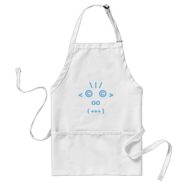 Monkey Face (Blue) Standard Apron (Front)