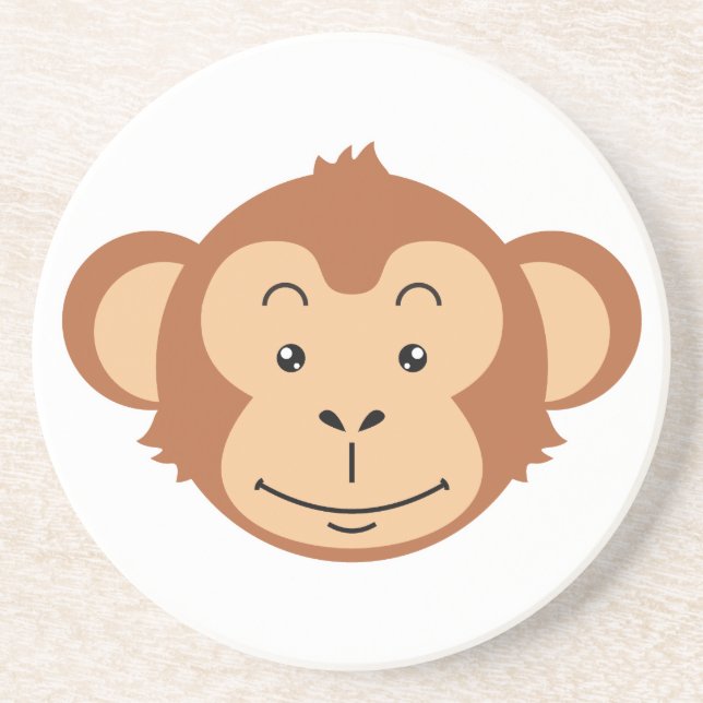 Monkey Face Coaster (Front)