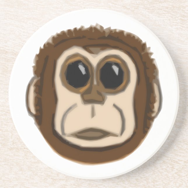 Monkey Face Coaster (Front)