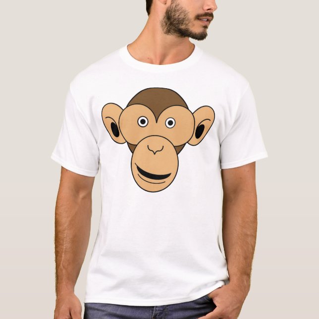Monkey Face Colour T-Shirt (Front)