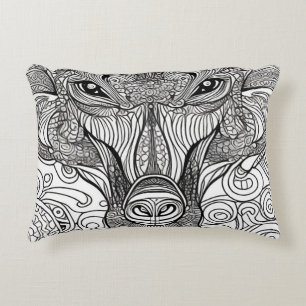 Monkey Face Decorative Cushion