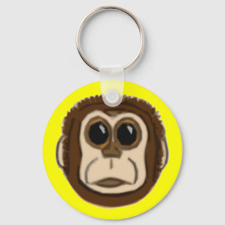 Monkey Face Keychain