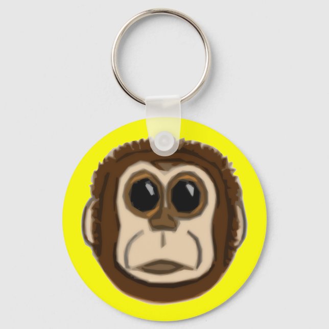 Monkey Face Keychain (Front)