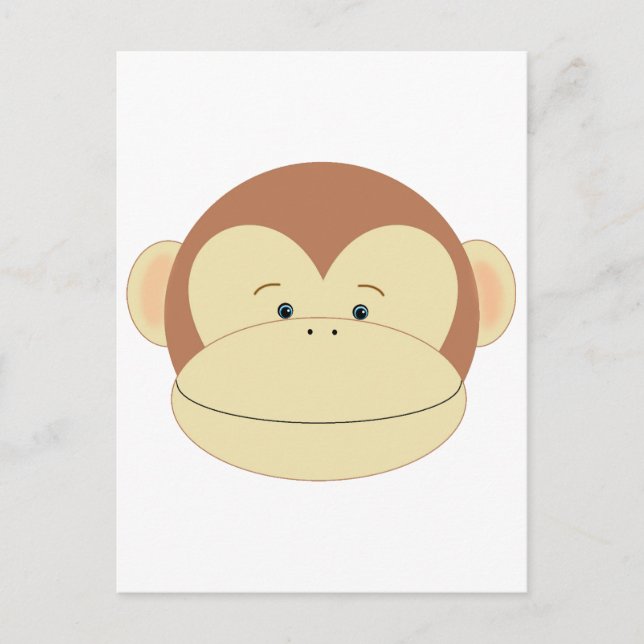 Monkey Face Postcard (Front)