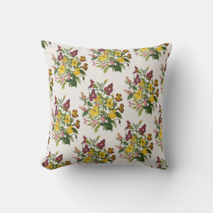Monkey-flowers Pillow