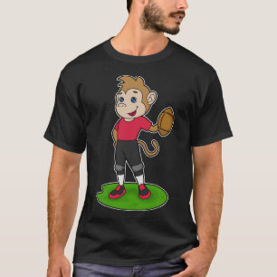 Monkey Football player Football T-Shirt